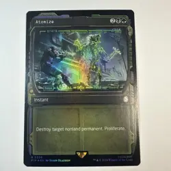 Foil Atomize Showcase Foil x1 Universes Beyond Fallout MTG NM - Image 1