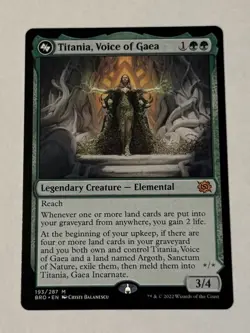 MTG Titania, Voice of Gaea - The Brothers' War LP - Image 1