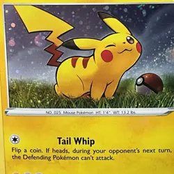 Pikachu Pokemon SWSH039 Sword And Shield Black Star Promo NM MInt - Image 2