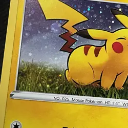 Pikachu Pokemon SWSH039 Sword And Shield Black Star Promo NM MInt - Image 5
