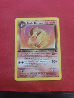 Pokemon: Dark Flareon 1st Edition #35/82 Team Rocket 2000 WOTC - NM - I116 - Image 1