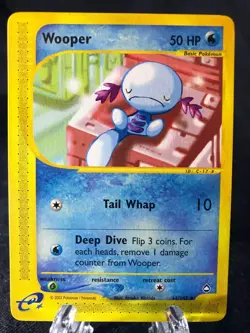 Wooper 066/147 Aquapolis Uncommon Pokemon TCG NM Never Played - Image 1
