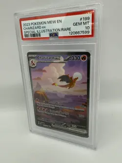 2023 Pokemon EN-151 Special Illustration Rare 199/165 Charizard EX PSA 10 - Image 4