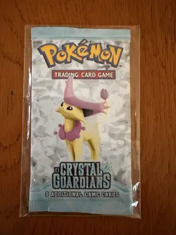 Pokemon ex-crystal guardians ONE Booster Pack FACTORY sealed - Image 1