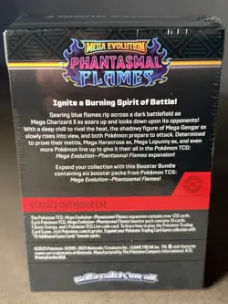 Pokemon TCG Mega Evolution Phantasmal Flames Booster Bundles New Sealed 6 Packs - Image 3