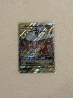 Pokemon TCG Espeon & Deoxys GX SM240 Black Star Promo Holo Near Mint - Image 1