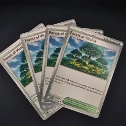 4X Forest Of Vitality 117/132 Mega Evolution English NM Playset Pokemon TCG - Image 1