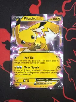 Pokemon - Pikachu EX - Blackstar Promo 2015 Moderately Played - Image 1