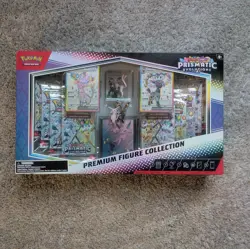 Pokemon TCG: Prismatic Evolutions Premium Figure Collection Factory Sealed Box - Image 1