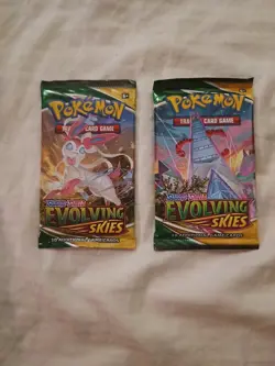 Pokemon TCG Evolving Skies - Booster Pack Set Of 2 - Brand New - Image 1