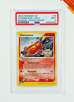Pokemon PSA 9 Charmeleon #99 Holo EX Dragon State Championships 2003 English - Image 1