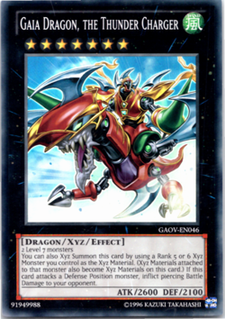 Gaia Dragon, the Thunder Charger - GAOV-EN046 - Super Rare - Yugioh - Image 1