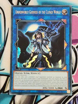 RA02-EN045 Underworld Goddess of the Closed World Ultra Rare 1st Edition YuGiOh - Image 1