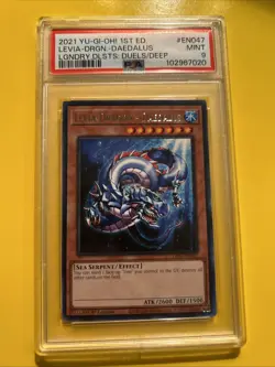 YuGiOh LEVIA-DRAGON - DAEDALUS #LED9-EN047🔥PSA 9 MINT🔥1st EDITION-2021 RARE - Image 4