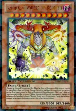 Yugioh! LP Sophia, Goddess of Rebirth - DT07-EN079 - Ultra Rare - Duel Terminal - Image 1