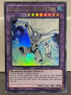 Elemental HERO Absolute Zero - BLHR-EN065 - Ultra Rare - 1st Edition - LP - Image 1