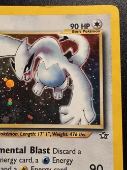 Lugia 9/111 Neo Genesis WoTC Pokemon Card Holo Foil Rare HP - Image 4