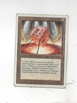 MANA VAULT Revised MTG Card Used, Played Back, Magic the Gathering Artifact - Image 1