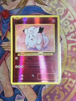 Pokemon Card Clefairy 63/108 Reverse Holo XY Evolutions FREE SHIPPING NM CLEAN - Image 1