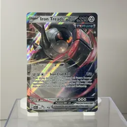 Iron Treads ex Ultra Rare Pokemon Card Paldean Fates 066/091 NM - Image 1