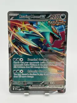 Pokemon OVERSIZE Card 2023 Roaring Moon EX SVP 067 Black Star Promo Jumbo Card - Image 1