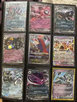 Pokemon Tcg Card Binder Collection Vintage & Modern With Holos Over 140 Cards - Image 1