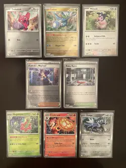 2025 Pokemon TCG: Mega Evolution Mixed 43-Card Bulk Lot (13 Holos/No Doubles) - Image 1