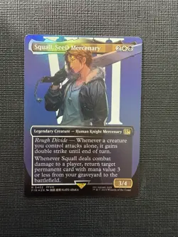 MTG - Squall, SeeD Mercenary (Borderless) Final Fantasy Foil NM - Image 1