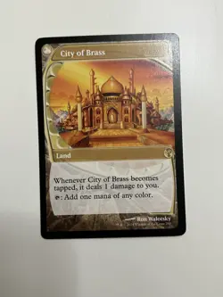Magic The Gathering City Of Brass Mystery Booster 2 Future Sight MTG - Image 1