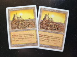 City of Brass Magic: The Gathering MTG Core Set 5th Edition x2 Lightly Played LP - Image 1