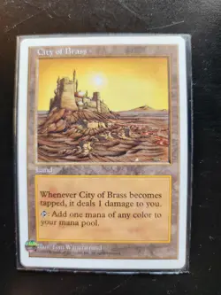City of Brass Magic: The Gathering MTG Core Set 5th Edition x2 Lightly Played LP - Image 5