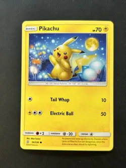 Pikachu 56/236 - Sun & Moon Unified Minds Pokemon Card - Image 1