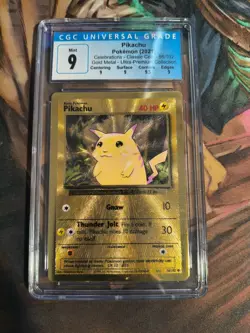 2021 Pokemon Celebrations Metal Pikachu Promo English Graded CGC 9 - Image 1