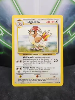 Pokemon Pidgeotto 22/102 Base Set Rare LP - Image 1
