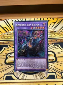 Yugioh Azamina Ilia Silvia Secret Rare LP25-EN010 Stemped - Image 1