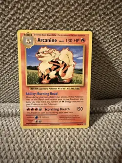 Pokemon TCG 2016 XY Evolutions Arcanine Card 18/108 NM - Image 1