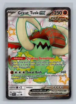 Pokemon SV: Scarlet & Violet Promo Cards #072 Great Tusk ex Promo - Image 1