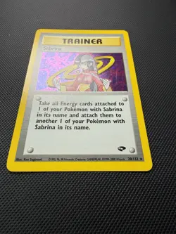 Sabrina Trainer Holo Rare 20/132 Gym Challenge Pokemon Card NM - Image 2