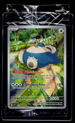 Sealed* Snorlax #051 SV: Scarlet & Violet Promo Cards Near Mint or Better - Image 1