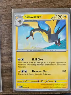 Pokemon Cards: Kilowattrel 8/15 | Common | McDonalds Promo (2023) - Pokemon TCG - Image 1