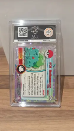 Topps Chrome Bulbasaur 2000 Holo Vintage Pokemon Card - POP1 Ace Grading 10 - Image 3