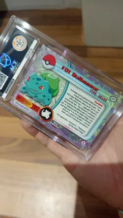 Topps Chrome Bulbasaur 2000 Holo Vintage Pokemon Card - POP1 Ace Grading 10 - Image 4