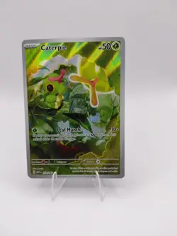 Pokemon TCG Caterpie 172/165 Scarlet & Violet 151 Illustration Rare Card - Image 1