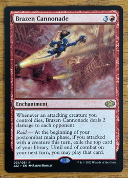 MTG Jumpstart 2022, Brazen Cannonade - Image 1