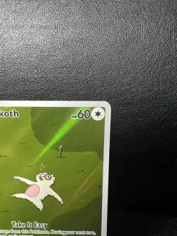 Pokemon TCG Slakoth 212/191 Surging Sparks Holo Full Art - Image 3
