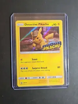 Detective Pikachu SM170 STAMPED Holo Black Star Promo Pokemon NM - Image 3