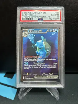 BLASTOISE ex 2023 Pokemon Mew 151 Special Illustration Rare SIR PSA 10 GEM MINT - Image 1