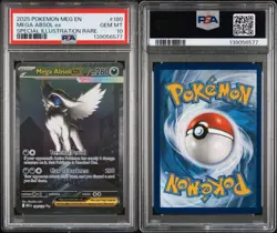 2025 POKEMON MEG EN-MEGA EVOLUTION #180 MEGA ABSOL EX PSA 10 - Image 3