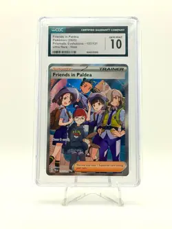2025 POKEMON PRISMATIC EVOLUTIONS ULTRA RARE FRIENDS IN PALDEA 137/131 CGC 10 - Image 1