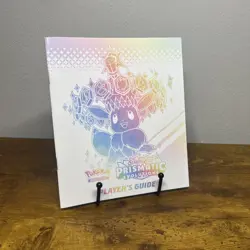 PRISMATIC EVOLUTIONS Players Guide - Scarlet & Violet Pokemon TCG ETB Book (NEW) - Image 1